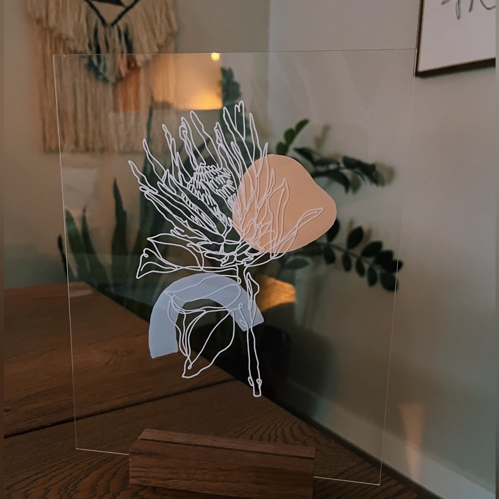 Hand painted acrylic Art